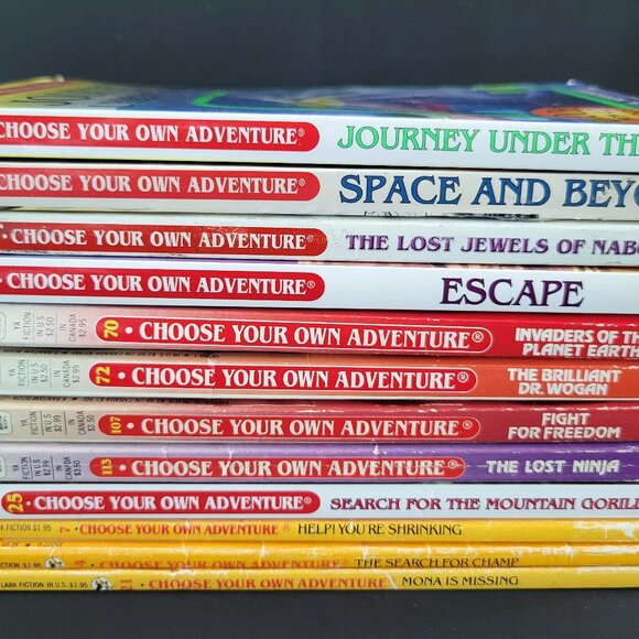 VINTAGE CHOOSE YOUR OWN ADVENTURE 1980s LOT OF 12 BOOKS SOME RARE 1ST EDITIONS - Picture 5 of 16